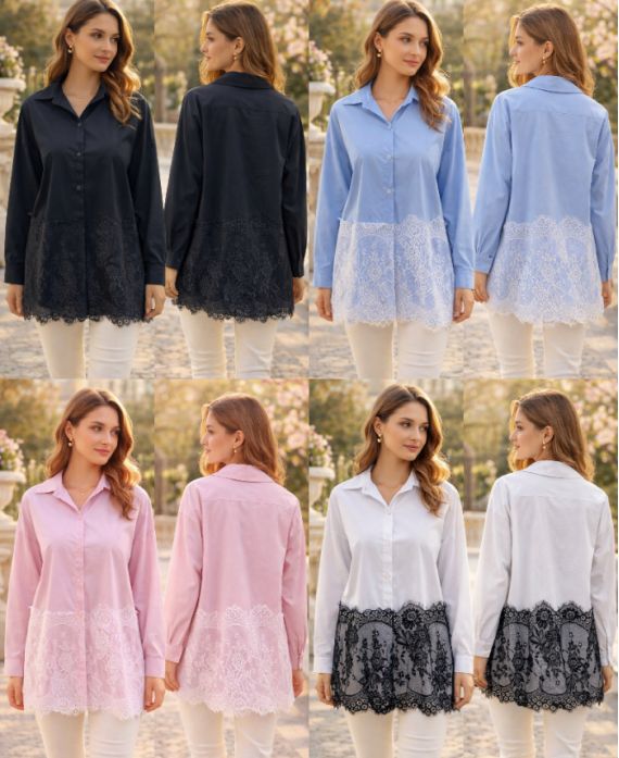 Chemise dentelle