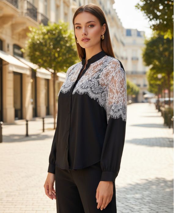 Chemise dentelle