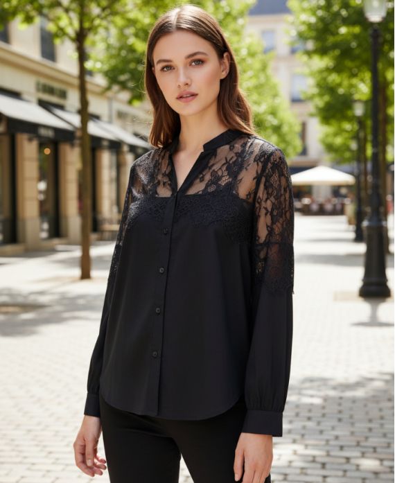 Chemise dentelle