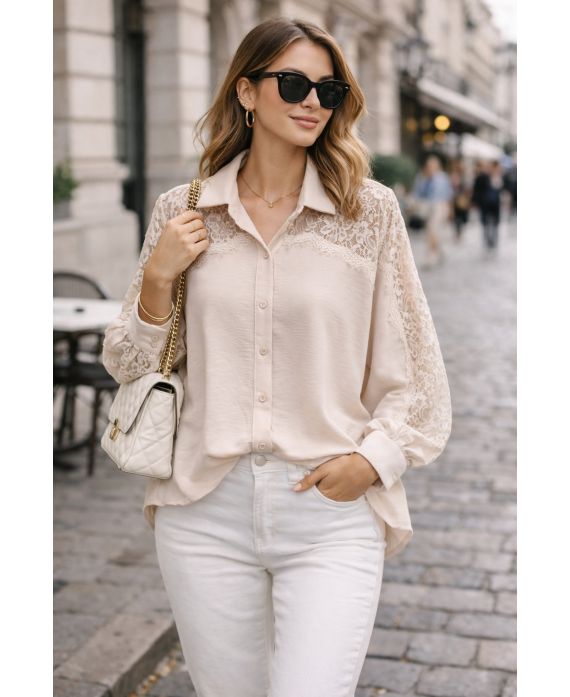 Chemise dentelle
