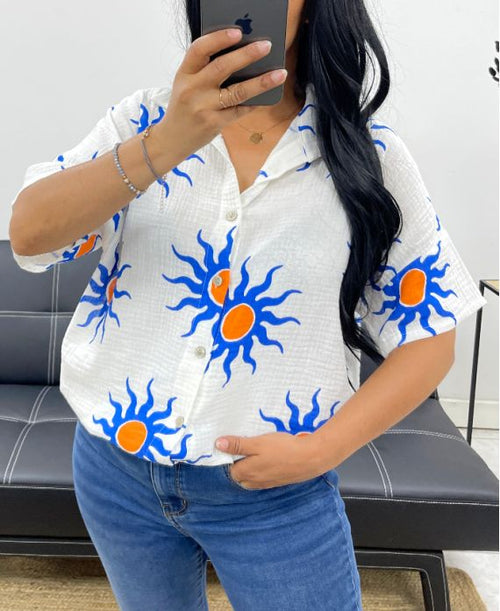 Chemise néon soleil