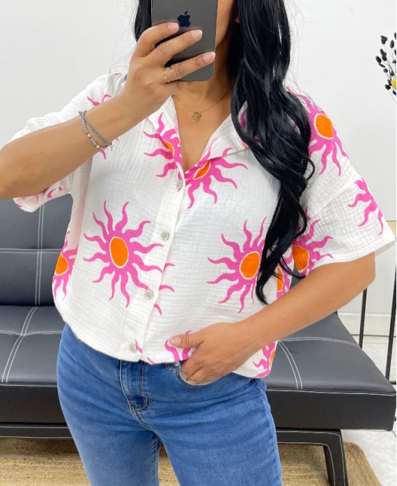 Chemise néon soleil