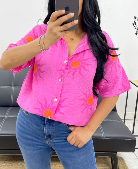 Chemise néon soleil