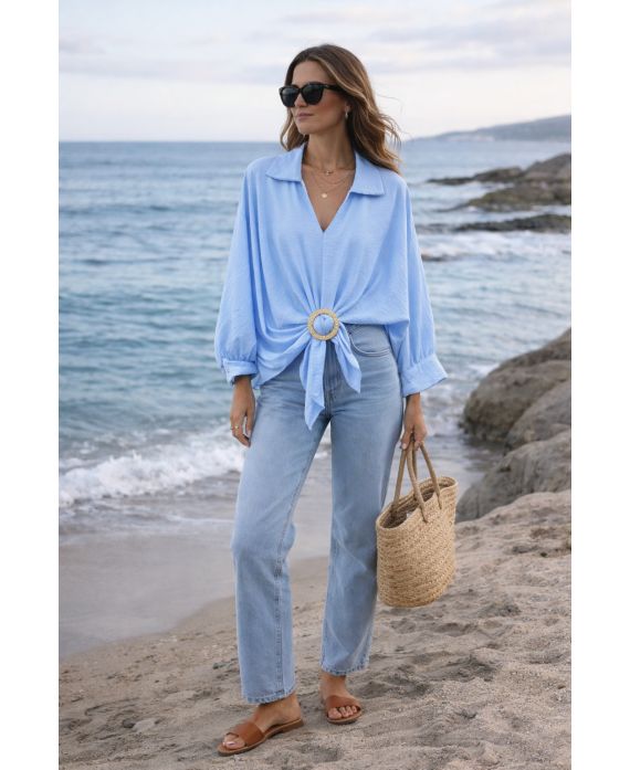 Chemisier boucle ajustable