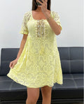 Robe dentelle paillettes