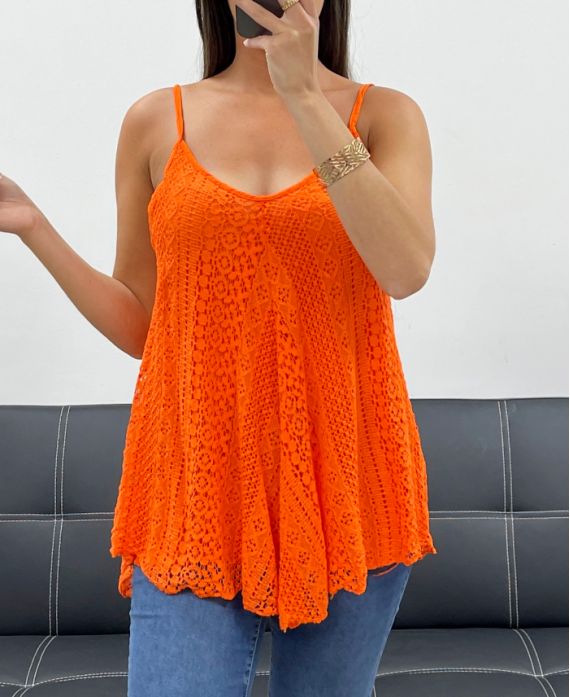 Top dentelle doublée