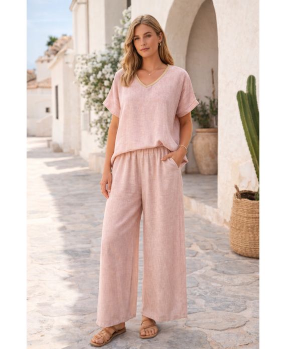 Ensemble top + pantalon
