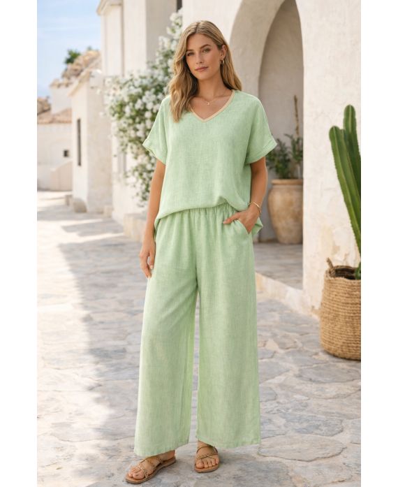 Ensemble top + pantalon