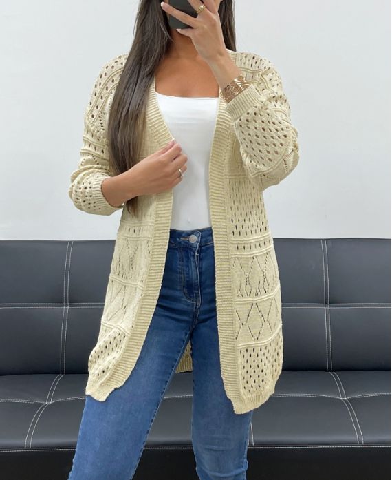 Gilet ajouré
