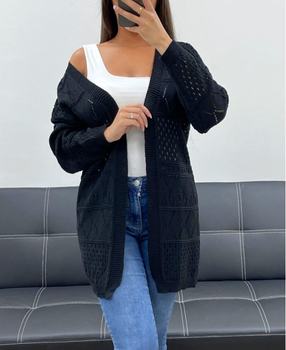 Gilet ajouré