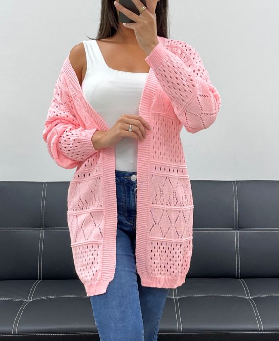 Gilet ajouré