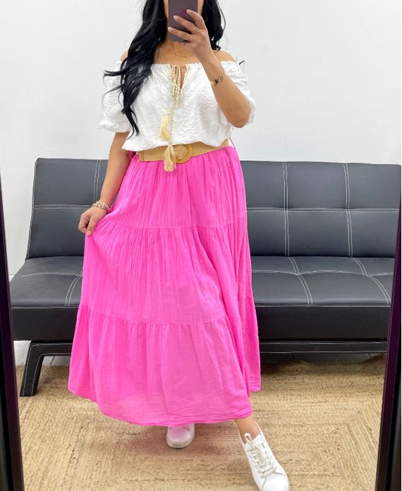 Jupe gipsy + ceinture