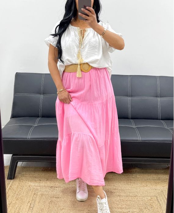 Jupe gipsy + ceinture