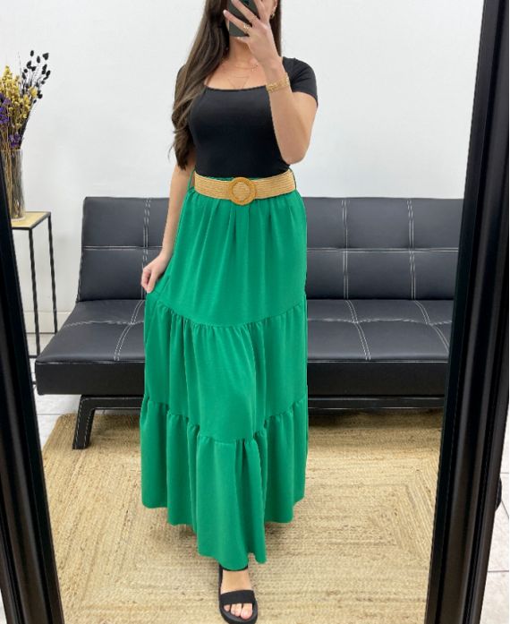 Jupe longue + ceinture