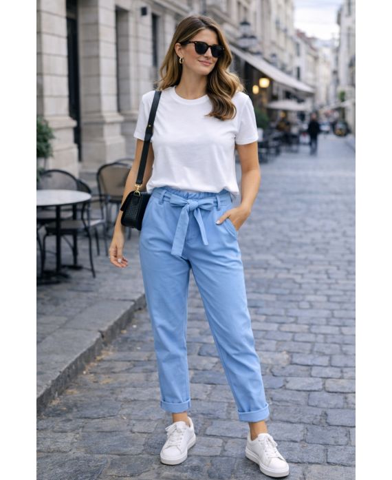 Pantalon smocké