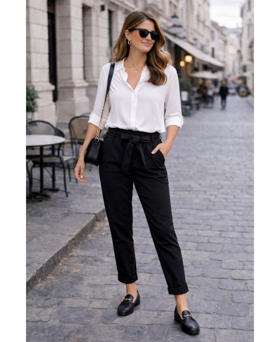 Pantalon smocké
