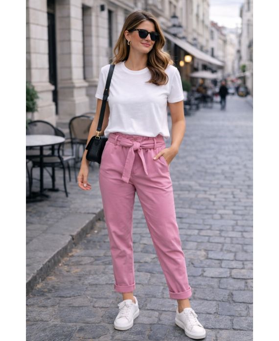 Pantalon smocké