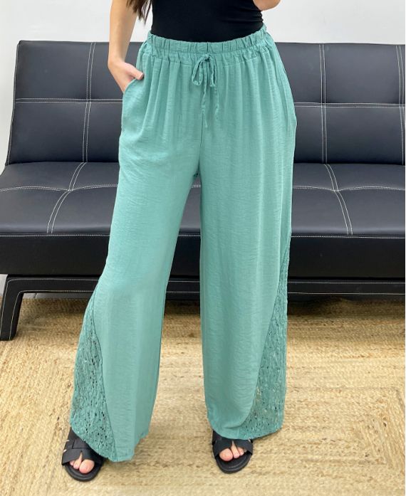 Pantalon base dentelle