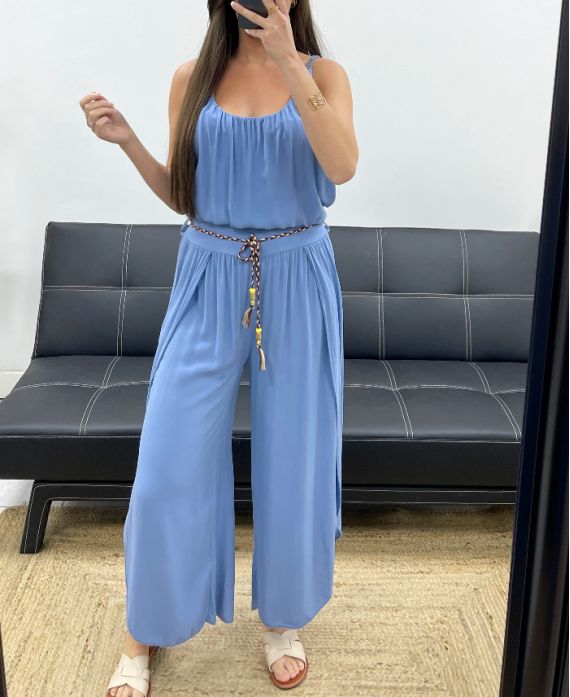 Pantalon fluide drapée + ceinture