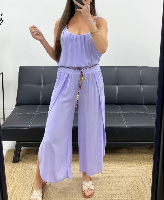 Pantalon fluide drapée + ceinture
