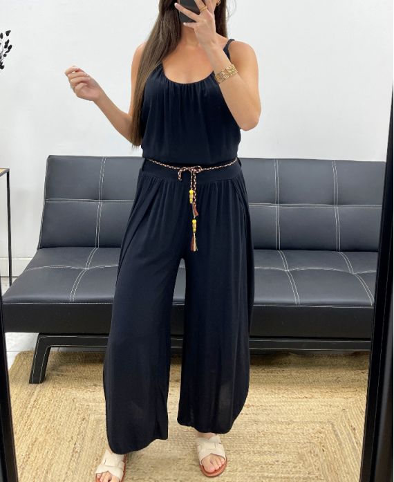 Pantalon fluide drapée + ceinture
