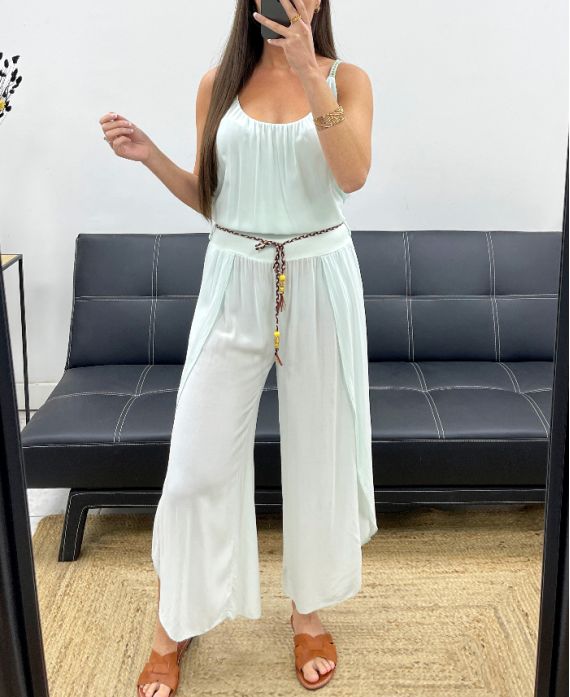 Pantalon fluide drapée + ceinture