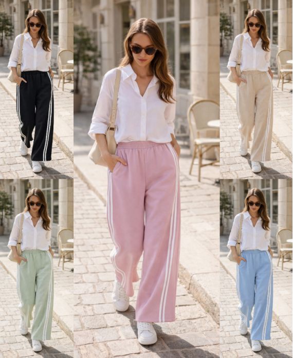 Pantalon 2 bandes