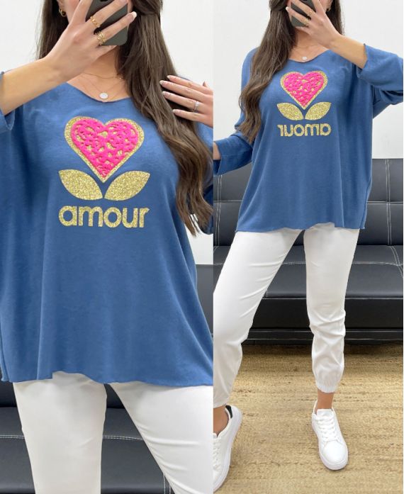 Pull ample léger AMOUR