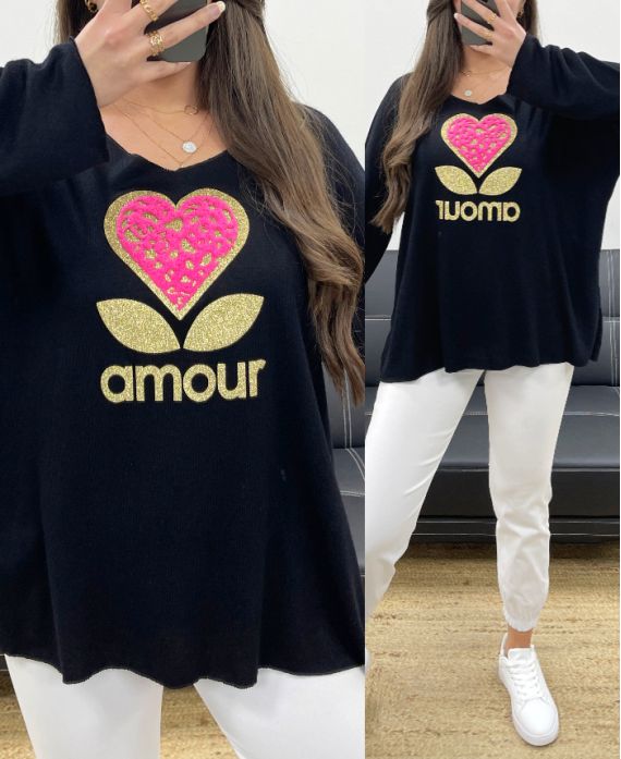 Pull ample léger AMOUR