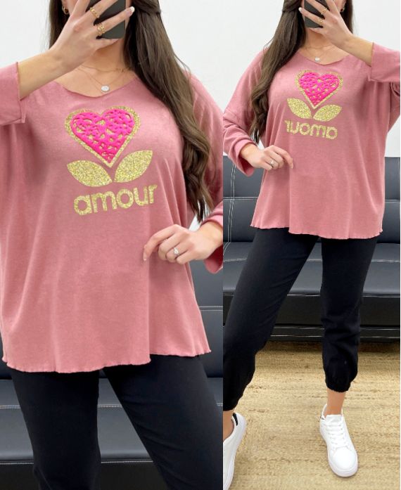 Pull ample léger AMOUR