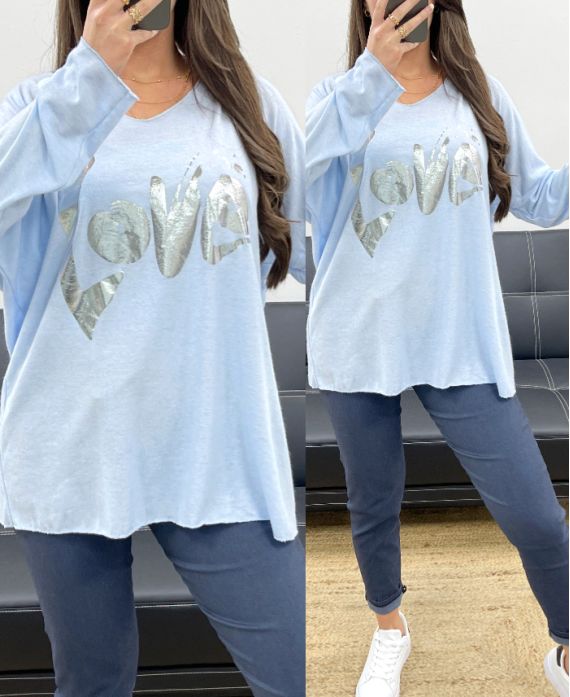 Pull ample léger LOVE