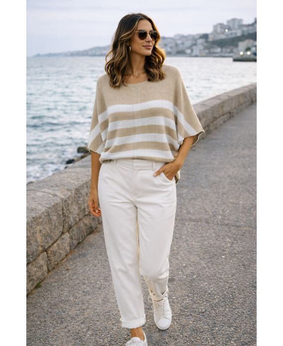 Pull rayures