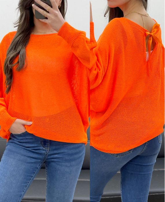 Pull dos noeud ruban