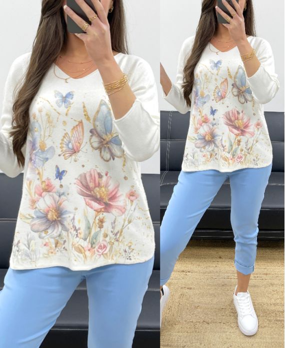 Pull doux sans couture