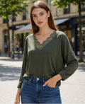 Pull léger dentelle