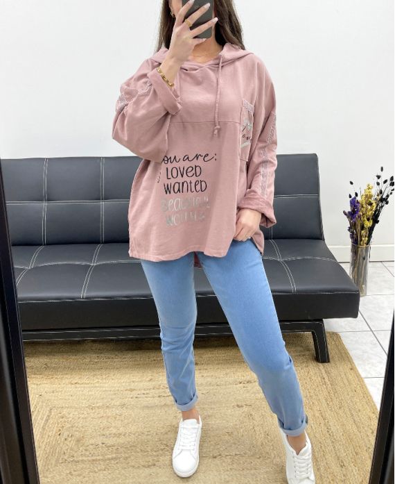 Pull sweat à capuche