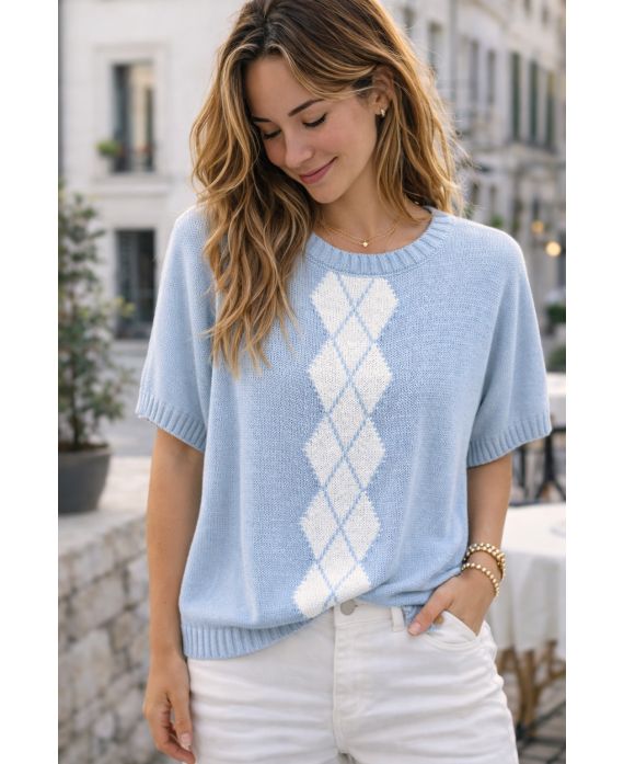 Pull losanges