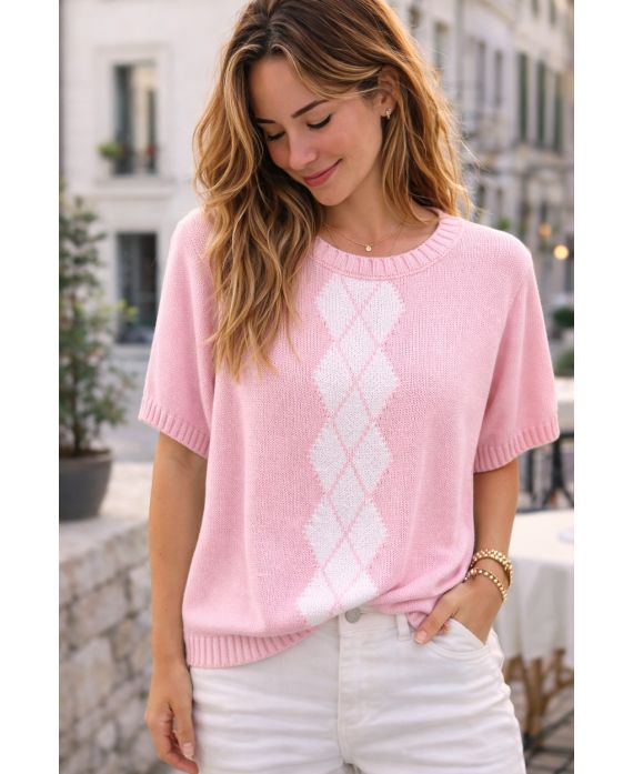 Pull losanges