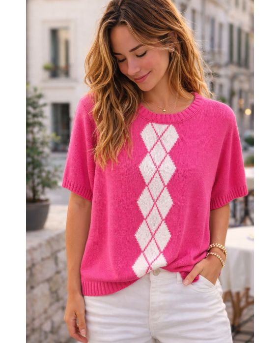 Pull losanges
