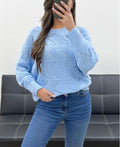 Pullover ajourée