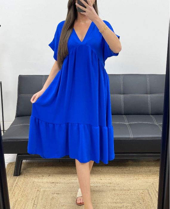 Robe ample col V