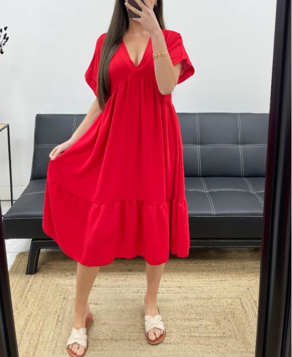 Robe ample col V