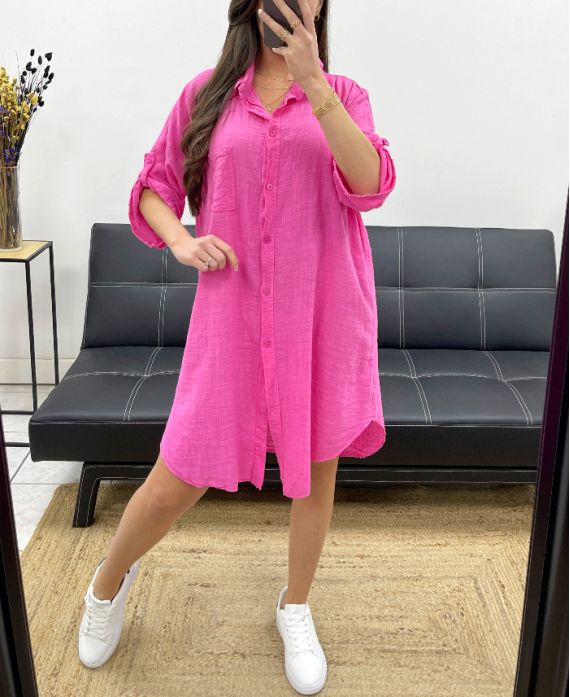 Robe chemise oversize