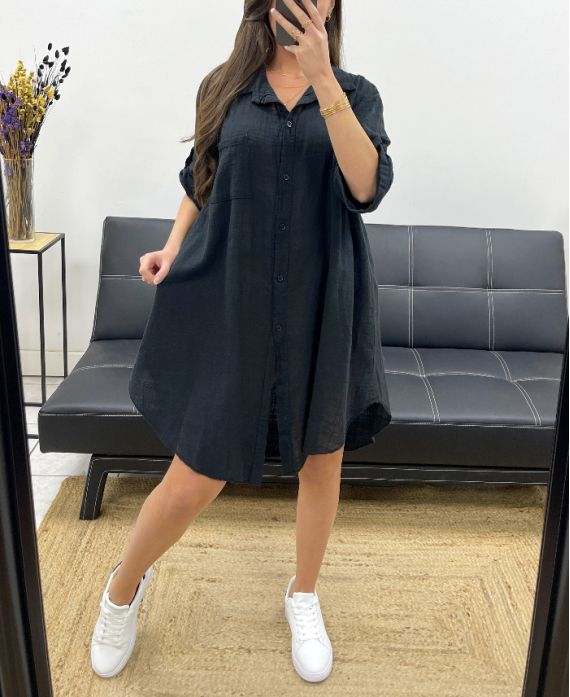 Robe chemise oversize
