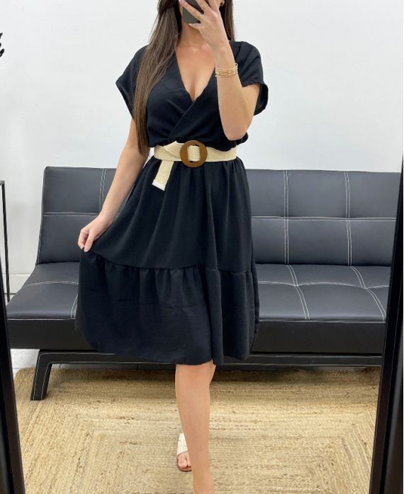 Robe col V