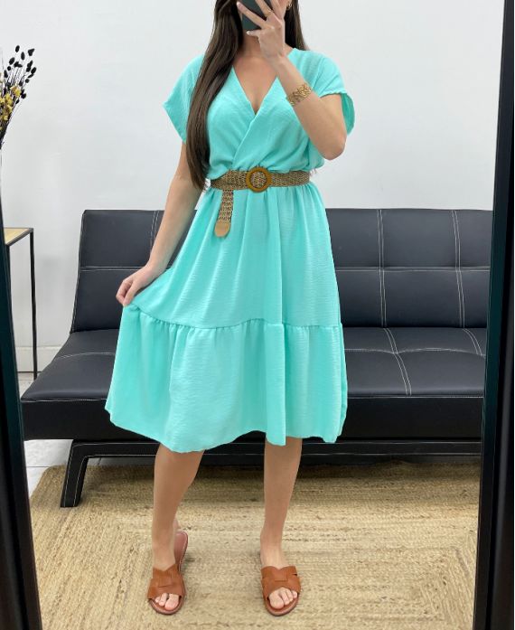 Robe col V