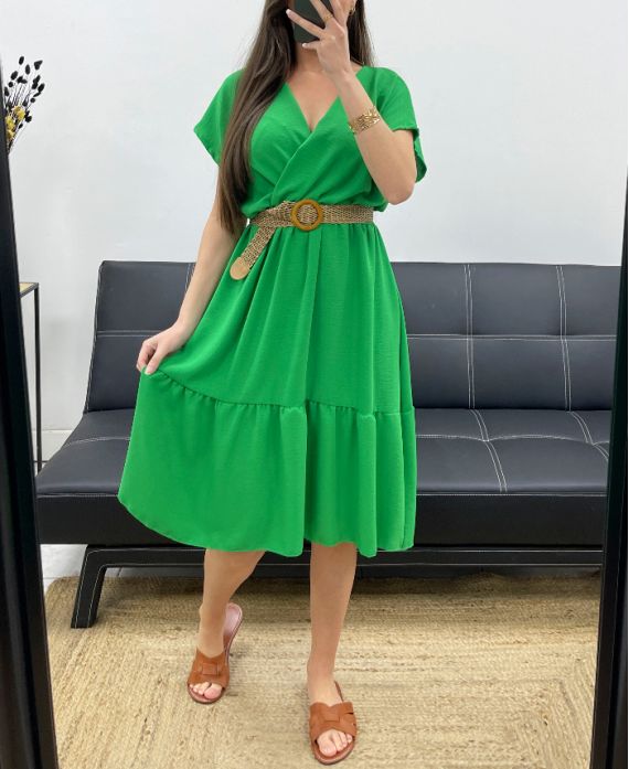 Robe col V