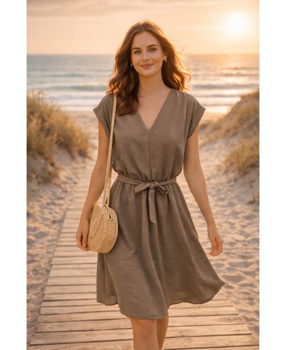 Robe col V