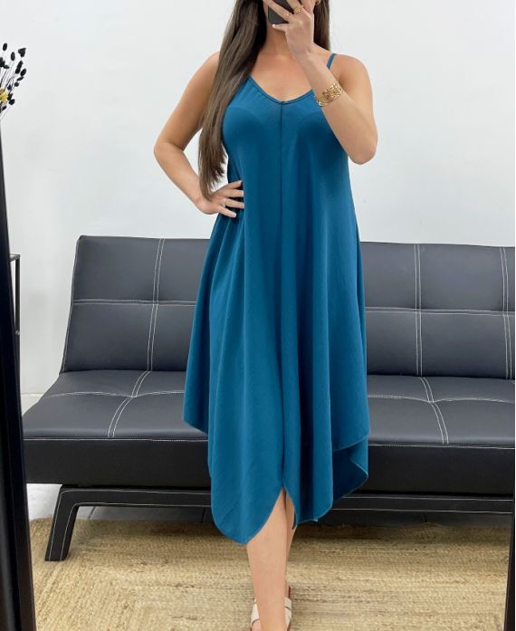 Robe évasé à bretelles