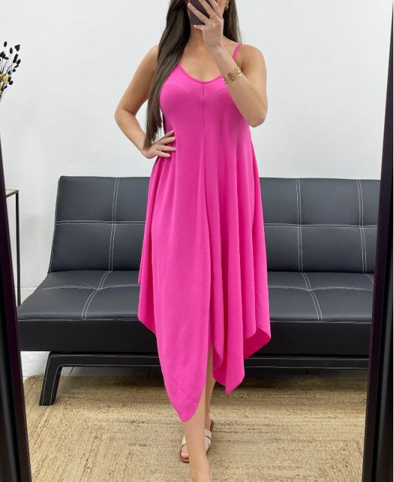 Robe évasé à bretelles